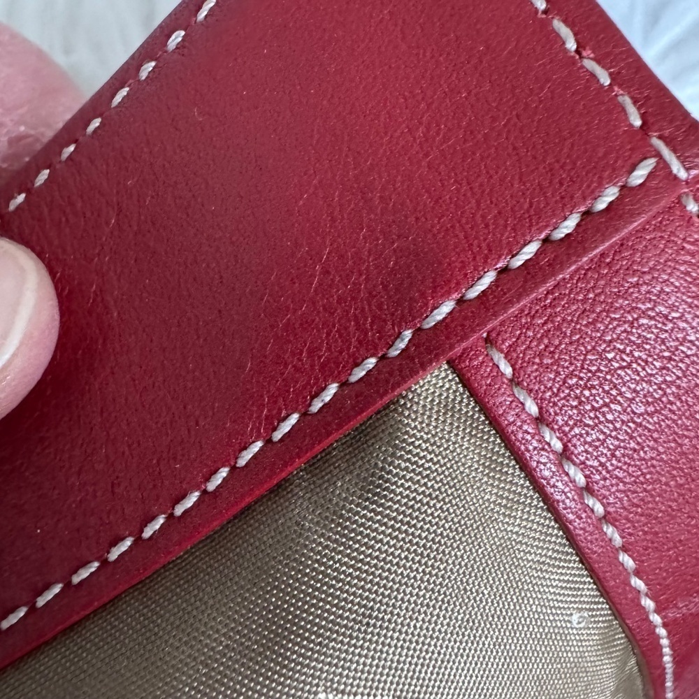 ❤️ Vintage Coach Legacy Burgundy Red Leather Mini Crossbody Bag #4280 ❤️ - Picture 9 of 9